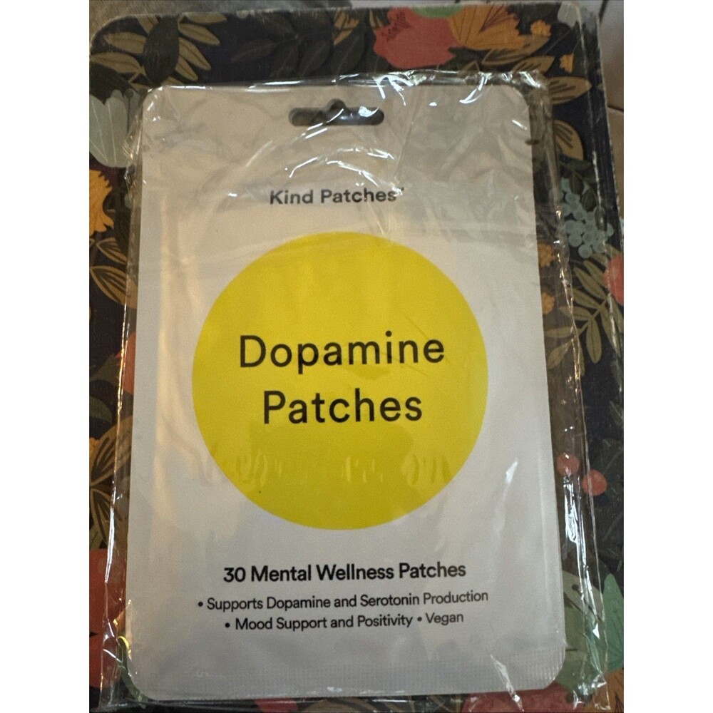 Dopamine Patches Plant-Based Mood Energy Support 30 Patches New